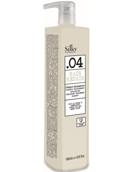 SILKY REPAIR Ennetav ja taastav šampoon kuivadele ja tundlikele juustele ning peanahale 1000ml