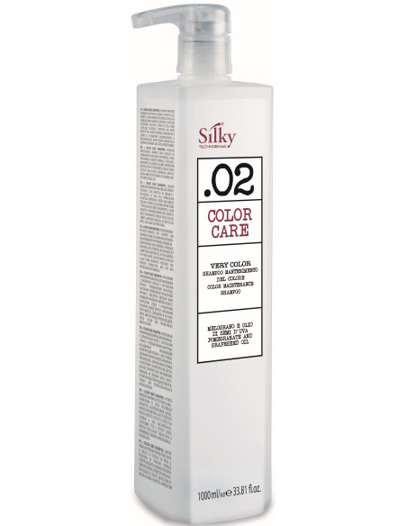 SILKY COLOR CARE šampoon pärast värvimist, värvi fikseerimiseks, intensiivselt niisutav 1000ml