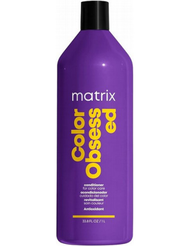 MATRIX TOTAL RESULTS COLOR OBSESSED KONDICIONIERIS KRĀSOTIEM MATIEM AR ANTIOKSIDANTIEM 1000ML