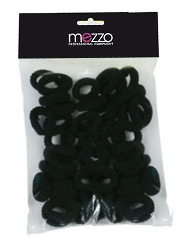Juuksekummid, veluur, mustad, 20mm, 50tk