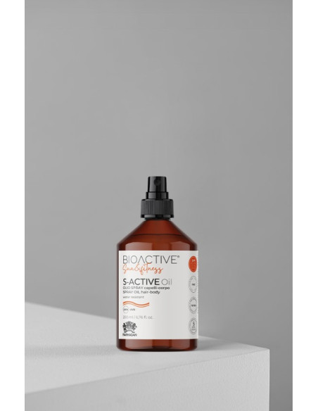 BIOACTIVE S-ACTIVE juukse- ja kehasprei, ennetab fotovananemist 200ml