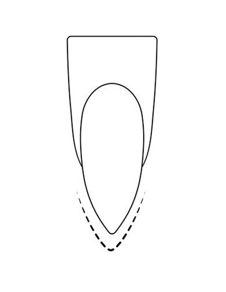 Dual-vormid küünte modelleerimiseks, 120 tk, nr 2, Dual System