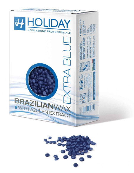 PÜHADE BRASILIA Vaha painduv, helmed (sinine) 500g