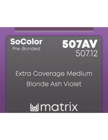 SOCOLOR Pre-Bonded Permanenta Matu krāsa 507AV 90ml