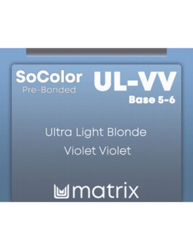 SOCOLOR Pre-Bonded Permanenta Matu krāsa UL-VV 90ml