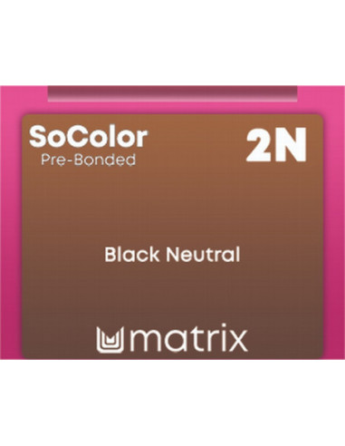 SOCOLOR Pre-Bonded Permanentā matu krāsa 2N 90ml