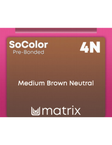 SOCOLOR Pre-Bonded Permanentā matu krāsa 4N 90ml