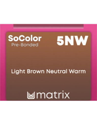 SOCOLOR Pre-Bonded Permanentā matu krāsa 5NW 90ml