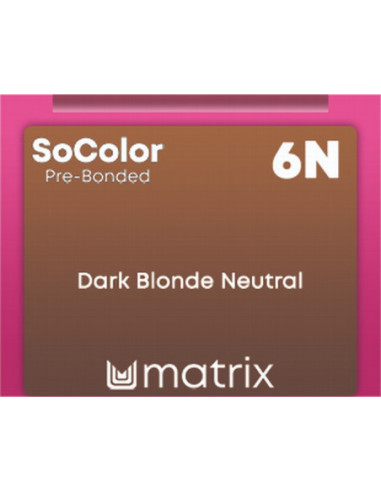 SOCOLOR Pre-Bonded Permanentā matu krāsa 6N 90ml