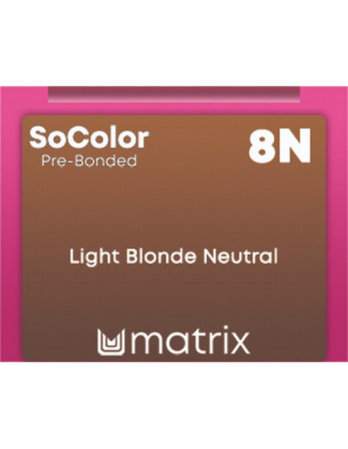 SOCOLOR Pre-Bonded Permanentā matu krāsa 8N 90ml