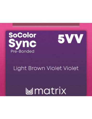 SOCOLOR SYNC Pre-Bonded 4VV Tonējoša matu krāsa 90ml