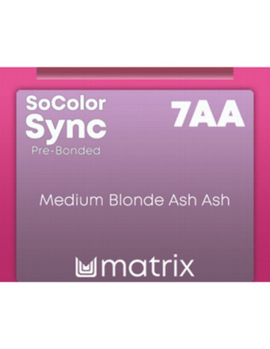 SOCOLOR SYNC Pre-Bonded 7AA Tonējoša matu krāsa 90ml