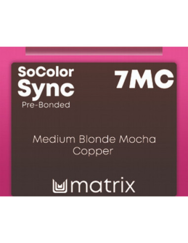 SOCOLOR SYNC Pre-Bonded 7MC Tonējoša matu krāsa 90ml