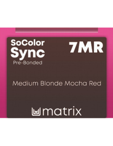 SOCOLOR SYNC Pre-Bonded 7MR Tonējoša matu krāsa 90ml