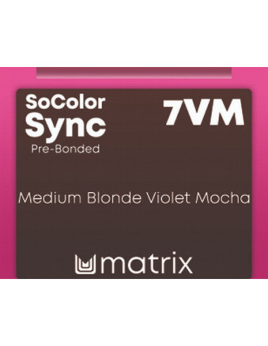 SOCOLOR SYNC Pre-Bonded 7VM Tonējoša matu krāsa 90ml