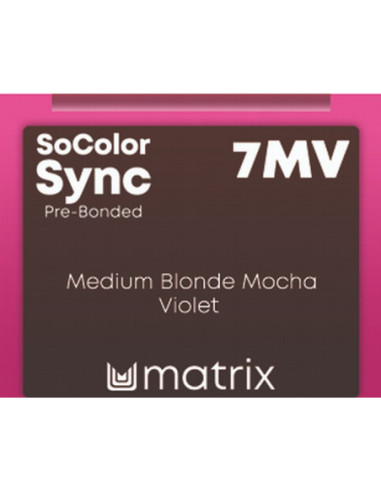 SOCOLOR SYNC Pre-Bonded Tonejoša Matu krāsa 7MV 90ml