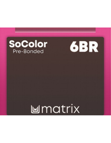 SOCOLOR Pre-Bonded Permanenta Matu krāsa 6BR 90ml