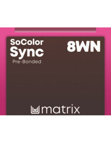 SOCOLOR SYNC Pre-Bonded Tonējošā matu krāsa 8WN 90ml