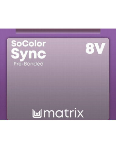 SOCOLOR SYNC Pre-Bonded Tonejoša Matu krāsa SHEER Violet 8V 90ml