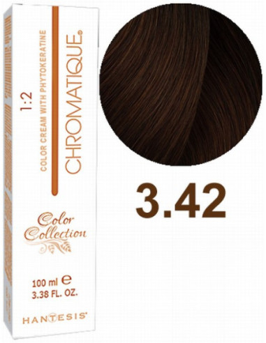 HANTESIS Hair color CHROMATIQUE 3.42 Cola 100ml