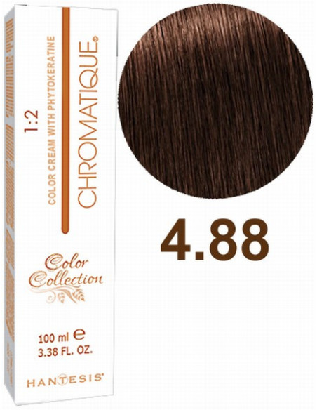 HANTESIS juuksevärv CHROMATIQUE 4.88 Intense Tobacco 100ml