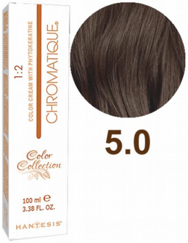 HANTESIS Hair color CHROMATIQUE 5.0 Light Brown 100ml