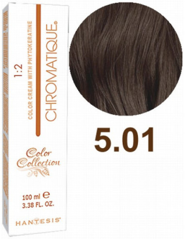 HANTESIS Hair color CHROMATIQUE 5.01 Natural Ash Light Brown 100ml