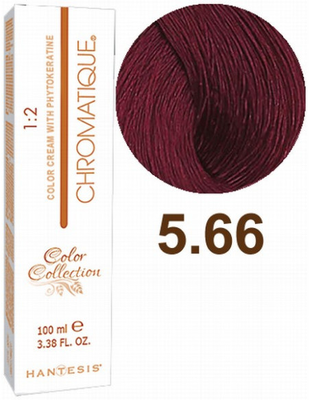 HANTESIS juuksevärv CHROMATIQUE 5.66 Intensiivne helepruun punakas 100ml