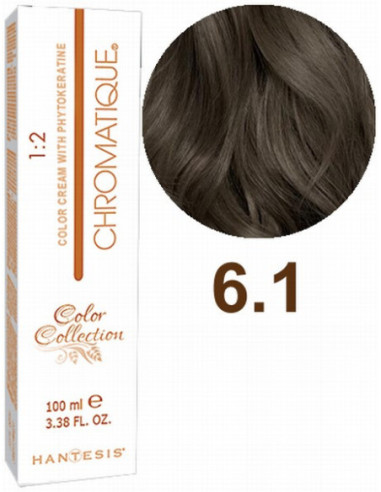 HANTESIS Hair color CHROMATIQUE 6.1 Dark ash blonde 100ml
