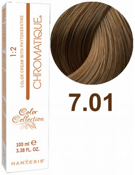 HANTESIS juuksevärv CHROMATIQUE 7.01 Naturaalne tuhkblond 100ml
