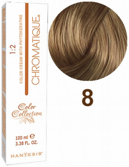 HANTESIS juuksevärv CHROMATIQUE 8 Heleblond 100ml