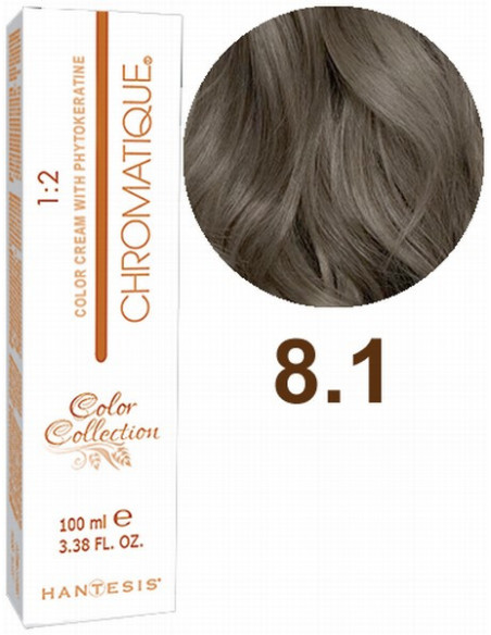HANTESIS juuksevärv CHROMATIQUE 8.1 Hele tuhkblond 100ml