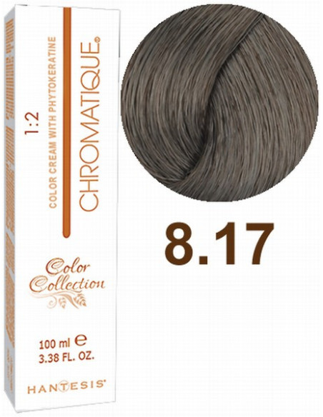 HANTESIS juuksevärv CHROMATIQUE 8.17 Tiikpuu hele blond 100ml