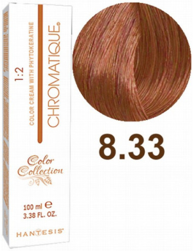 HANTESIS Hair color CHROMATIQUE 8.33 Light Cognac Blonde100ml