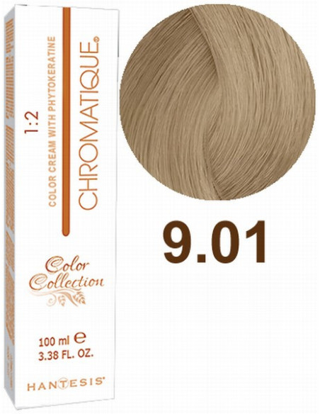 HANTESIS juuksevärv CHROMATIQUE 9.01 Väga hele naturaalne tuhkblond 100ml