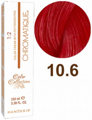 HANTESIS Hair color CHROMATIQUE 10.6 Ultra Light Red 100ml