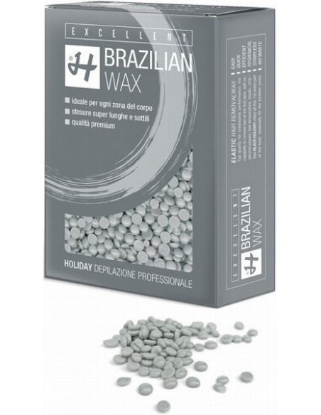 HOLIDAY EXCELLENT Brasiilia vaha, painduv, hõbedased helmed, 500g