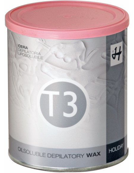 HOLIDAY T3 depilatsioonivaha (titaandioksiid-roosa) 800ml