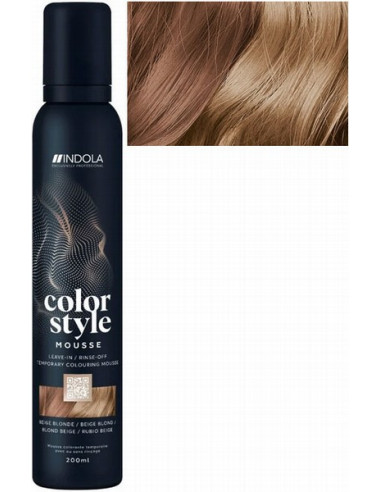 INDOLA COLOR STYLE MOUSSE Beežblondi...