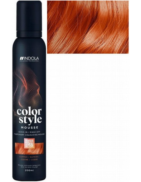 INDOLA COLOR STYLE MOUSSE Vaskne tooniv juuksevaht 200ml