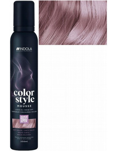 INDOLA COLOR STYLE MOUSSE Pehme malva...