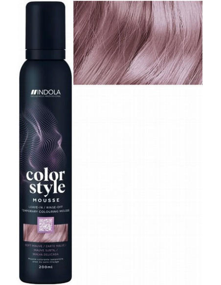 INDOLA COLOR STYLE MOUSSE Pehme malva tooniv juuksevaht 200ml