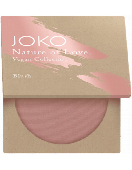 JOKO Nature of Love. Vegan Collection põsepuna nr 01.