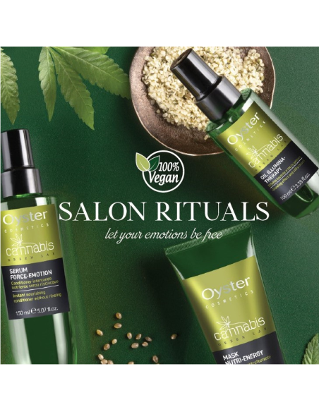 CANNABIS Niisutav ja siluv vedelik kuumakaitseks, ei pea nahka jätma 150ml