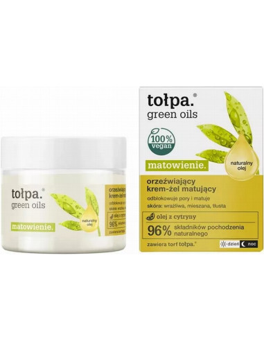 TOLPA GREEN OILS kreem-geel, matistav...