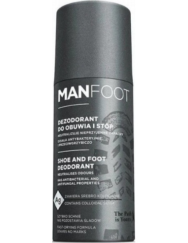 MANFOOT kolloidhõbedaga deodorant...