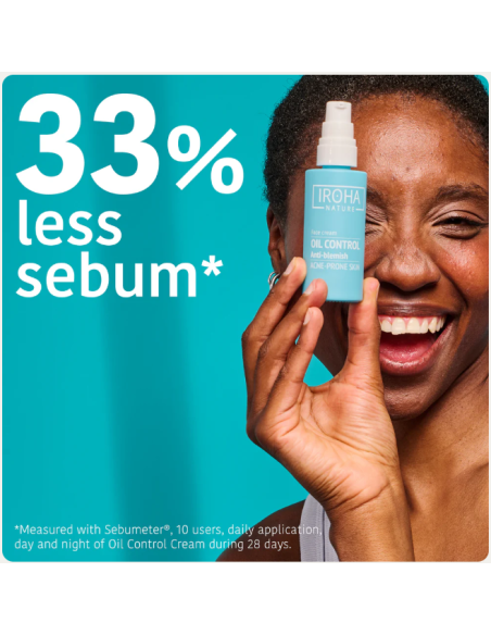 IROHA NATURE ACNE PRONE kreem salitsüülhappega akne ja rasuerituse kontrollimiseks 50ml