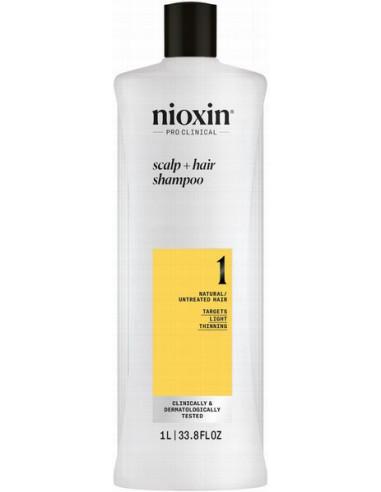 NIOXIN SYSTEM NO. 1 šampoon kergelt...