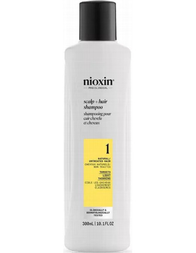 NIOXIN SYSTEM NO. 1 šampoon kergelt...
