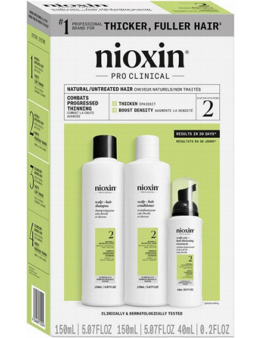 NIOXIN SYSTEM NO. 2 komplekt...